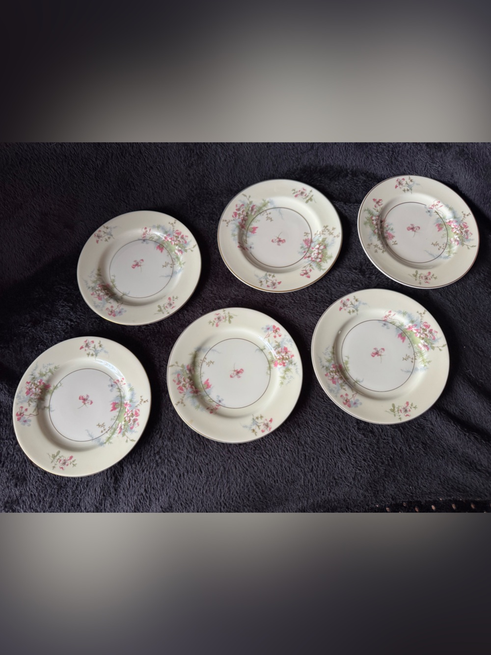 Theodore Haviland New York 6 Bread & Butter Plates 6.5” Apple Bossom